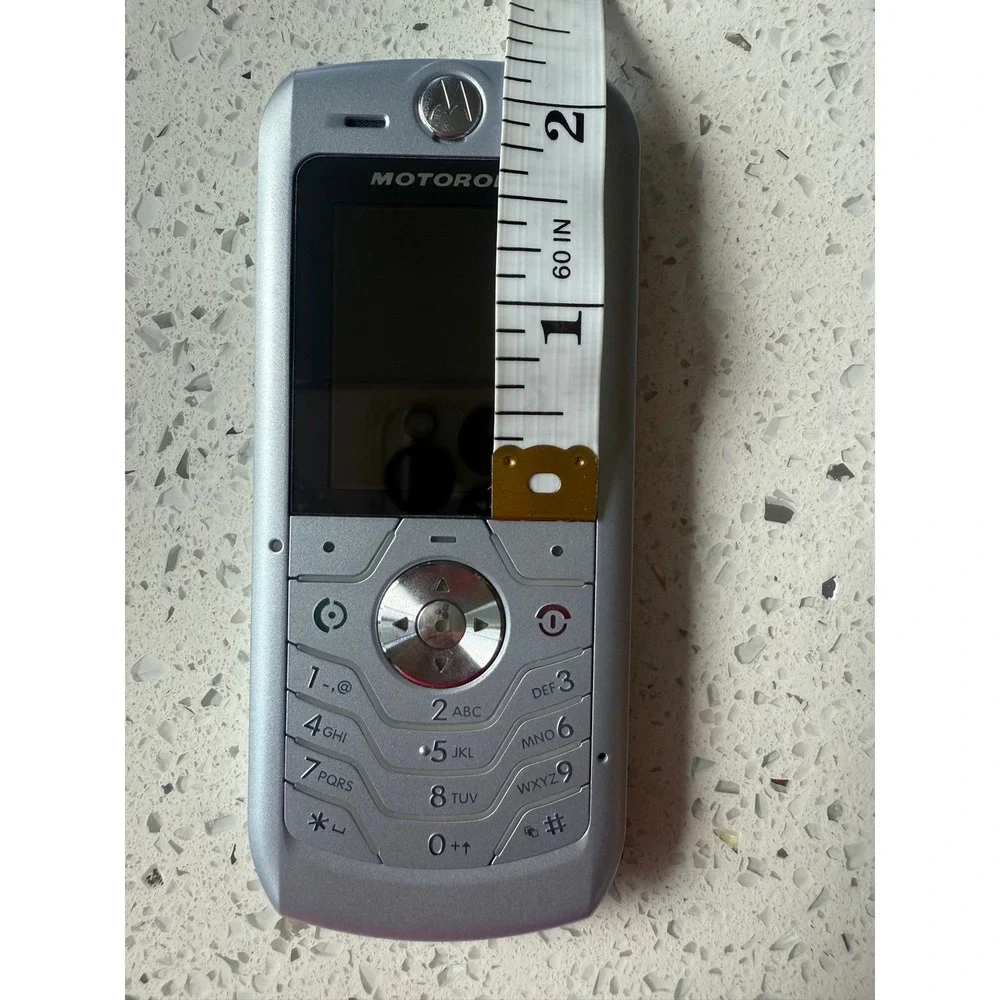 Motorola L6 Tested Silver Retro Mobile Phone 1.75